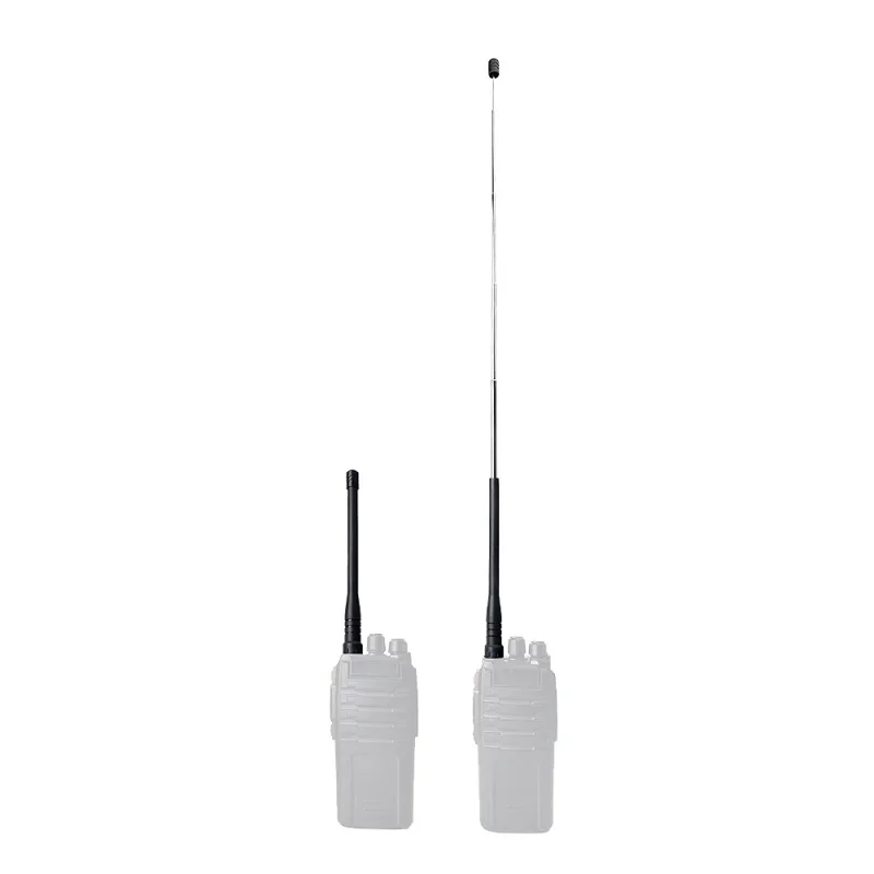 

5pc Telescopic Gain Dual Band UHF VHF Portable UV-5R BF-888S UV-5re UV82 Baofeng Two Way Radio Walkie Talkie Antenna Tablet