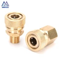 paintball pcp 18npt 8mm female male quick disconnect connector 18bspp m10x1 air refilling copper coupling fittings socket 2pcs