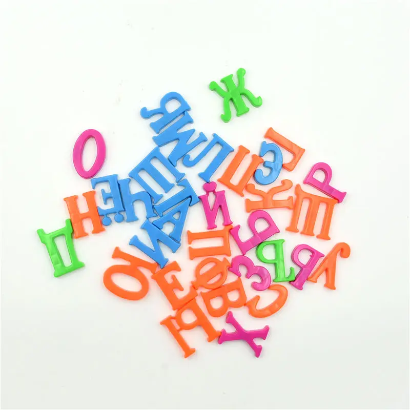 Фото Big/Small Russian Alphabet Magnetic Letters Block Russia Baby Kids Educational Toy Fridge Magnet Sticker Learning Magnets Letter №3