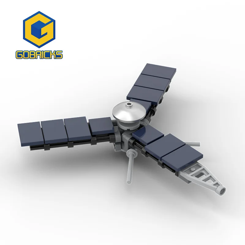 

Gobrick Мини Космический детектор Юпитер Полярный орбитер строительные блоки Джуно космический зонд исследование транспортного средства ракетные блоки игрушки для детей