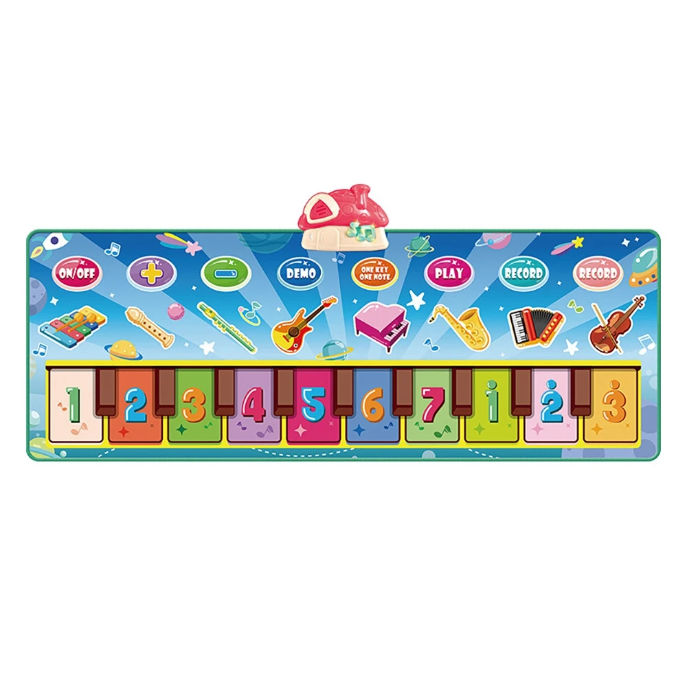 

Piano Mat for Kids Music Mat for Kids Musical Keyboard Playmat Christmas Birthday Best Gift for Give Boys Girls