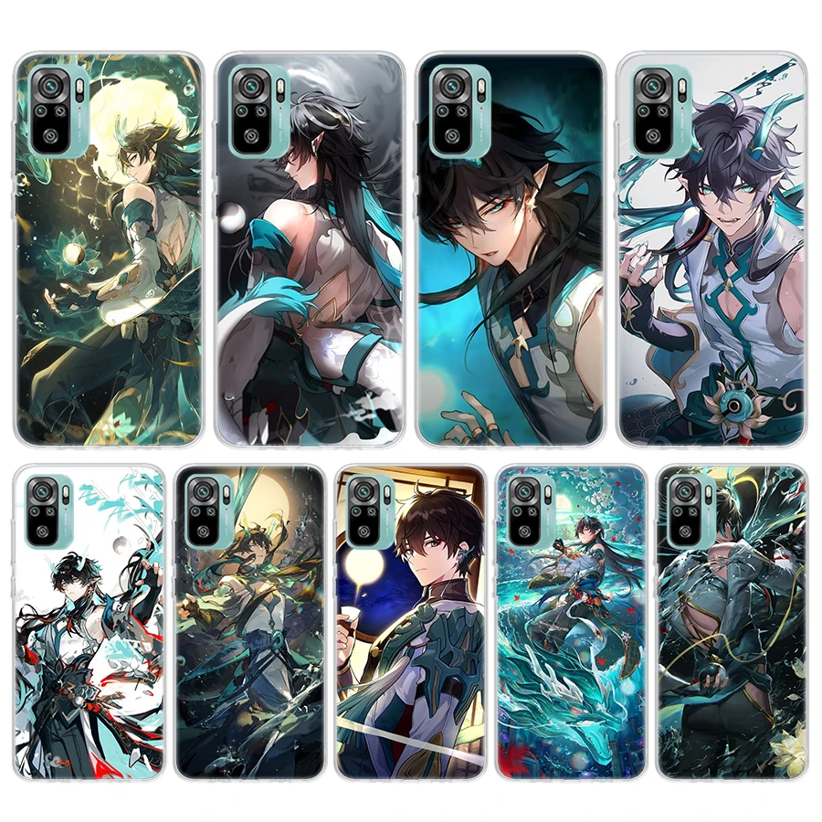 Honkai Star Rail Dan Heng мягкий чехол для телефона Xiaomi Redmi Note 12 12S 13 11 11S 10 Pro 10S 11T 9 9S 8T 8 11E Plus 12T
