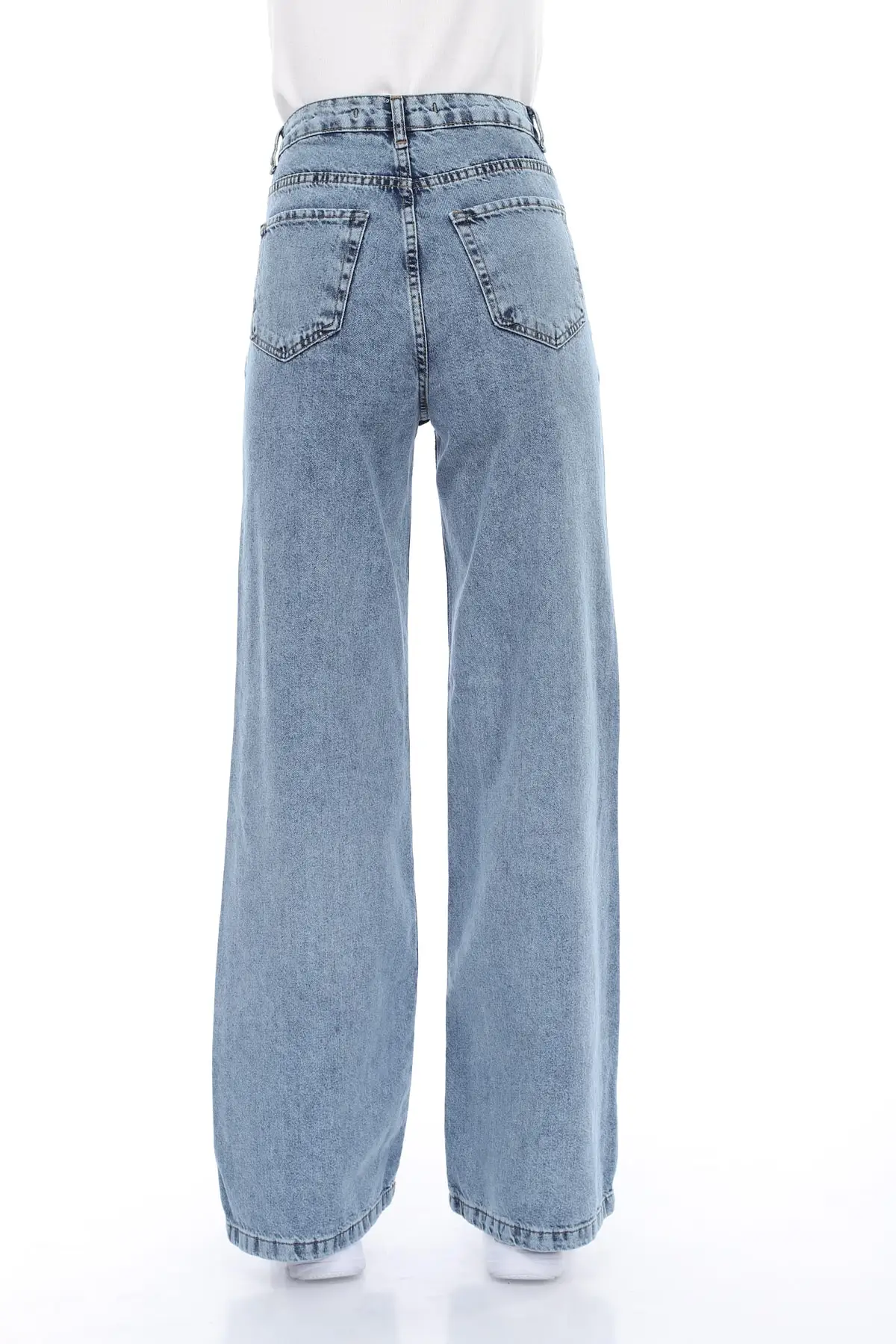 

Snow blue washing compartment Leg Jean Women Jeans 2021