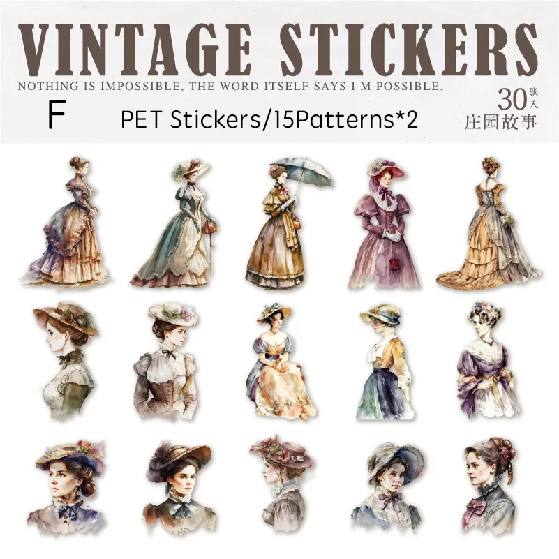 

Journamm винтажные стикеры для декорирования