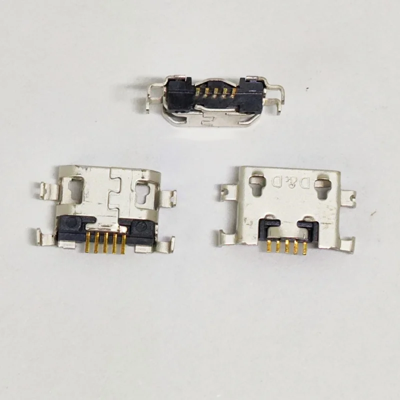 100 шт. Micro Usb док-станция для зарядки Huawei Y511 Y600 Y530 Y535 Y610 Y560 разъем зарядного