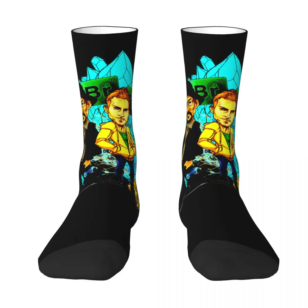 

R223 Stocking Heisenberg Breaking Bad Heisenberg BEST TO BUY Humor Graphic Cute Blanket roll Elastic Socks