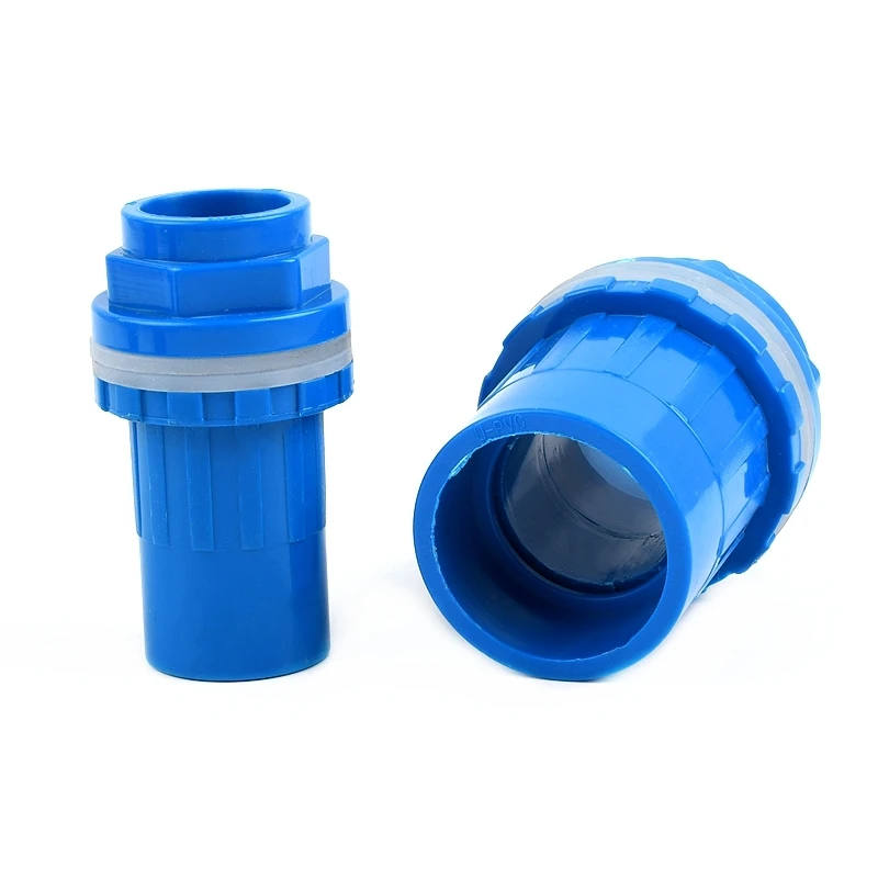1 шт. синий диаметр 20 мм ~ 50 ПВХ сливное соединение для аквариума домашняя трубка