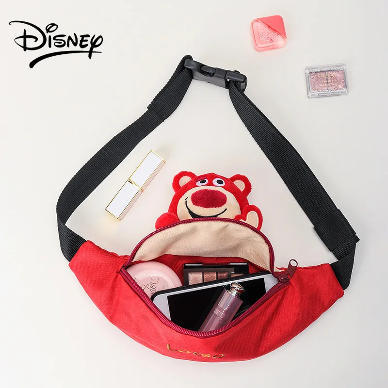 Disney's New Donald Duck Waist Bag Students' Versatile Fashion Chest Bag Men's and Women's Bag Single Shoulder Bag Messenger Bag