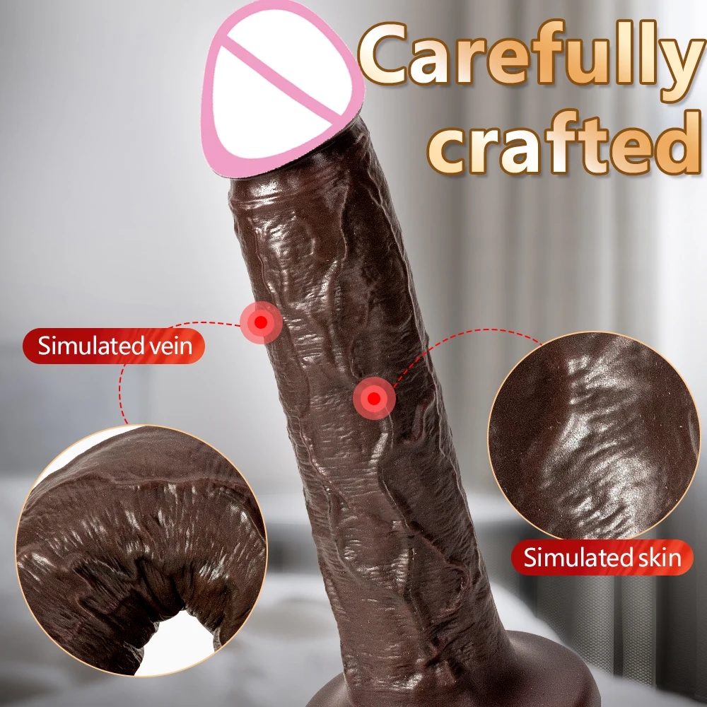 Черный фаллоимитатор инструмент для женщин игрушки взрослых огромные женские