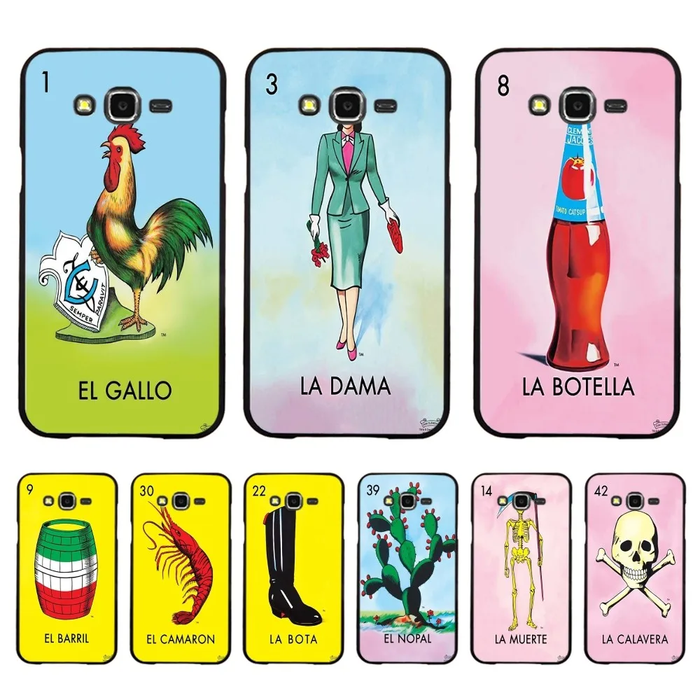 Чехол для телефона с мексиканским бинго Loteria Samsung J 7 Plus 7core J7 Neo J6 Prime J4 J5 Mobile Cover