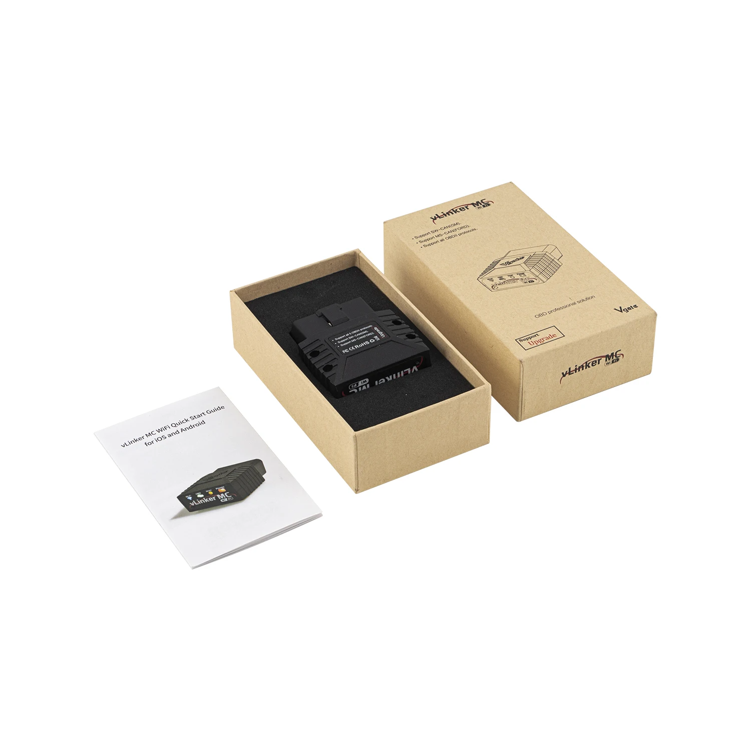 Vgate vLinker MC + WIFI ELM327 OBDII OBD2 сканер для FORScan совместимый с сканером двигателя IOS/Android