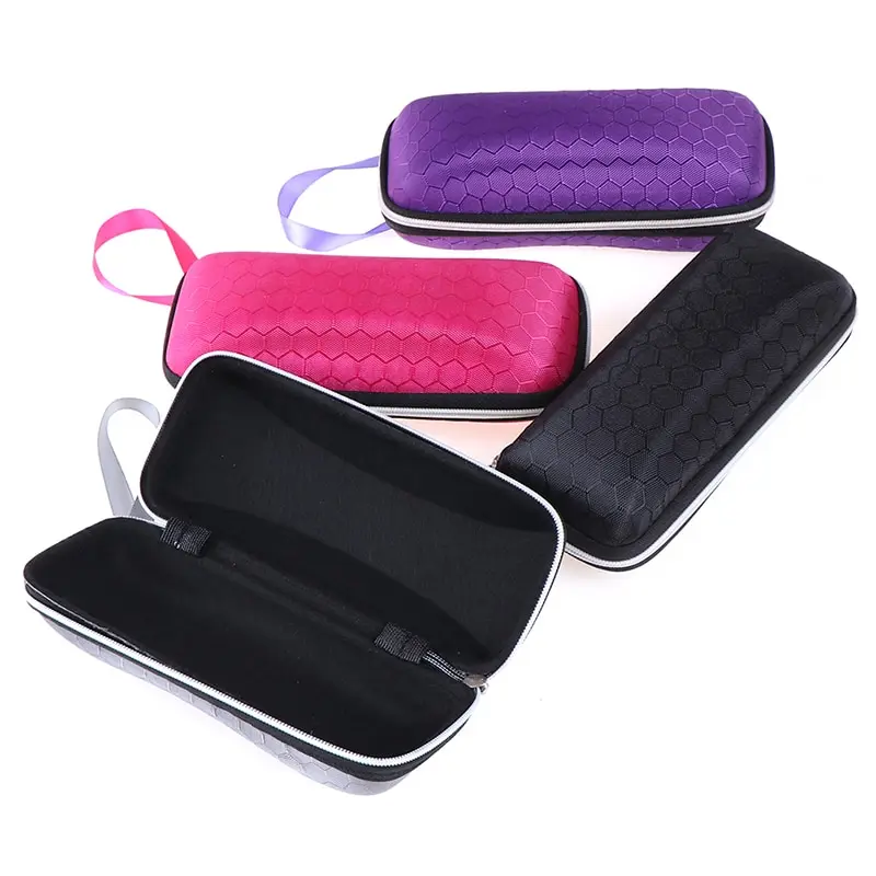 

1PCS Protable Fashion Eyewear Cases Bags Rectangle Zipper Sunglasses Hard Eye Glasses Case Protector Box