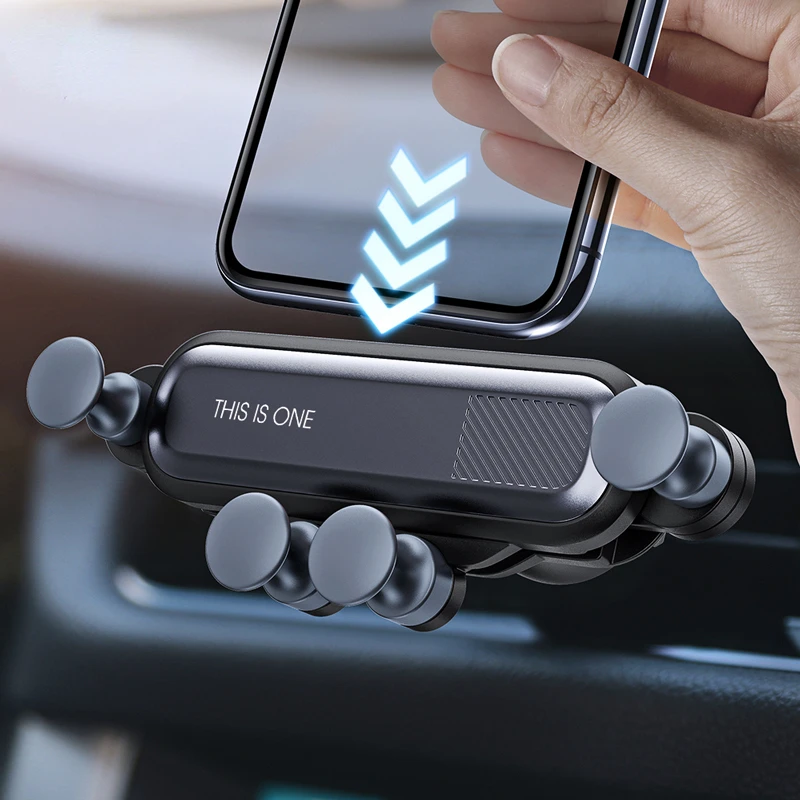 Gravity Car Phone Holder Universal Air Vent Mount Support GPS Stand For iPhone 12 11 6 8 7 Xiaomi Redmi Samsung  Huawei LG