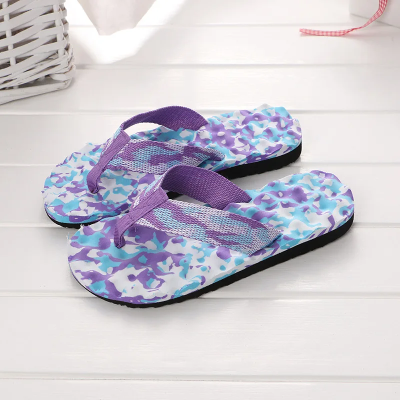 

Women Flip Flops Floor Flat Slippers Indoor House Summer Home Shoes Ladies Slipper Camouflage Comfortable pantoufles femme