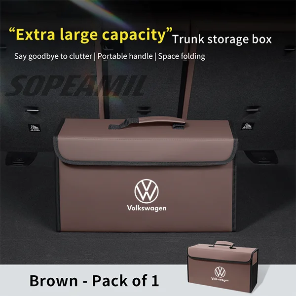 

Volkswagen R Magotan Passat Arteon Golf 5 GTI Jetta Tiguan Touareg, ящик для хранения багажника автомобиля, органайзер, складная сумка для хранения и уборки