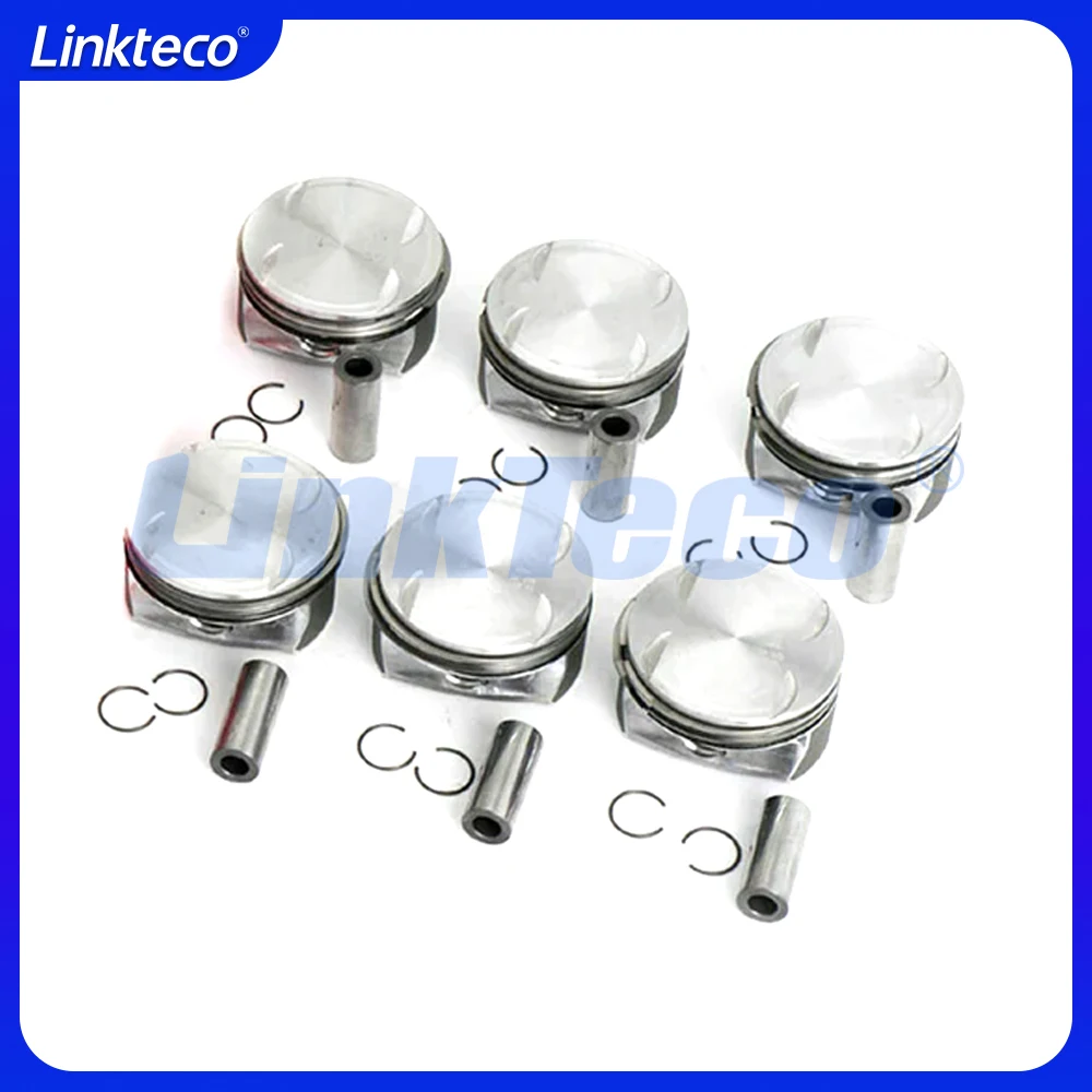 Деталь двигателя 6X поршень и кольца устанавливаются для 3 5 T L V6 GAS M272 06-12 3.5L MERCEDES-BENZ