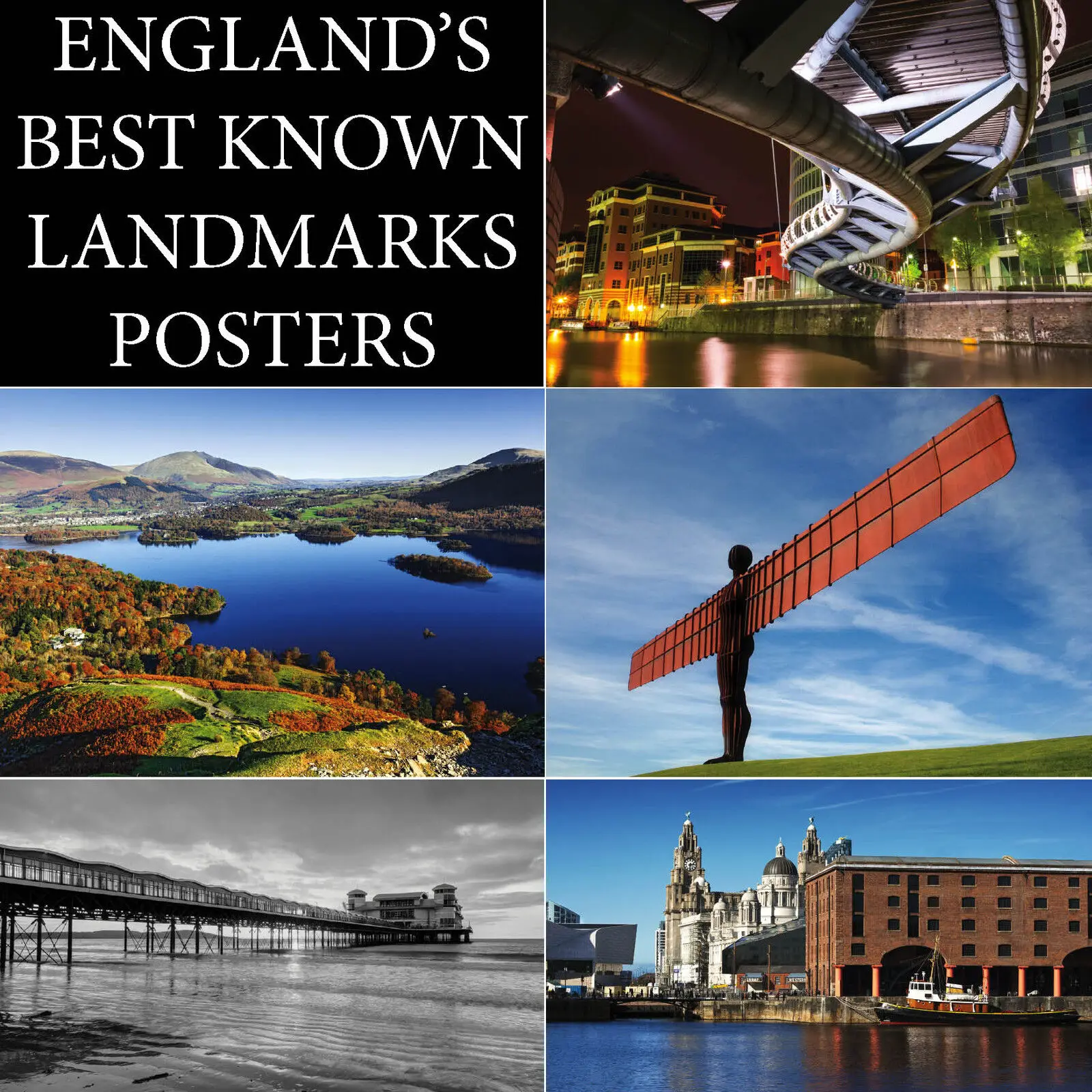 

ENGLAND LANDMARK AND SCENIC Print Art Canvas Poster For Living Room Decoration Home Wall Picture
