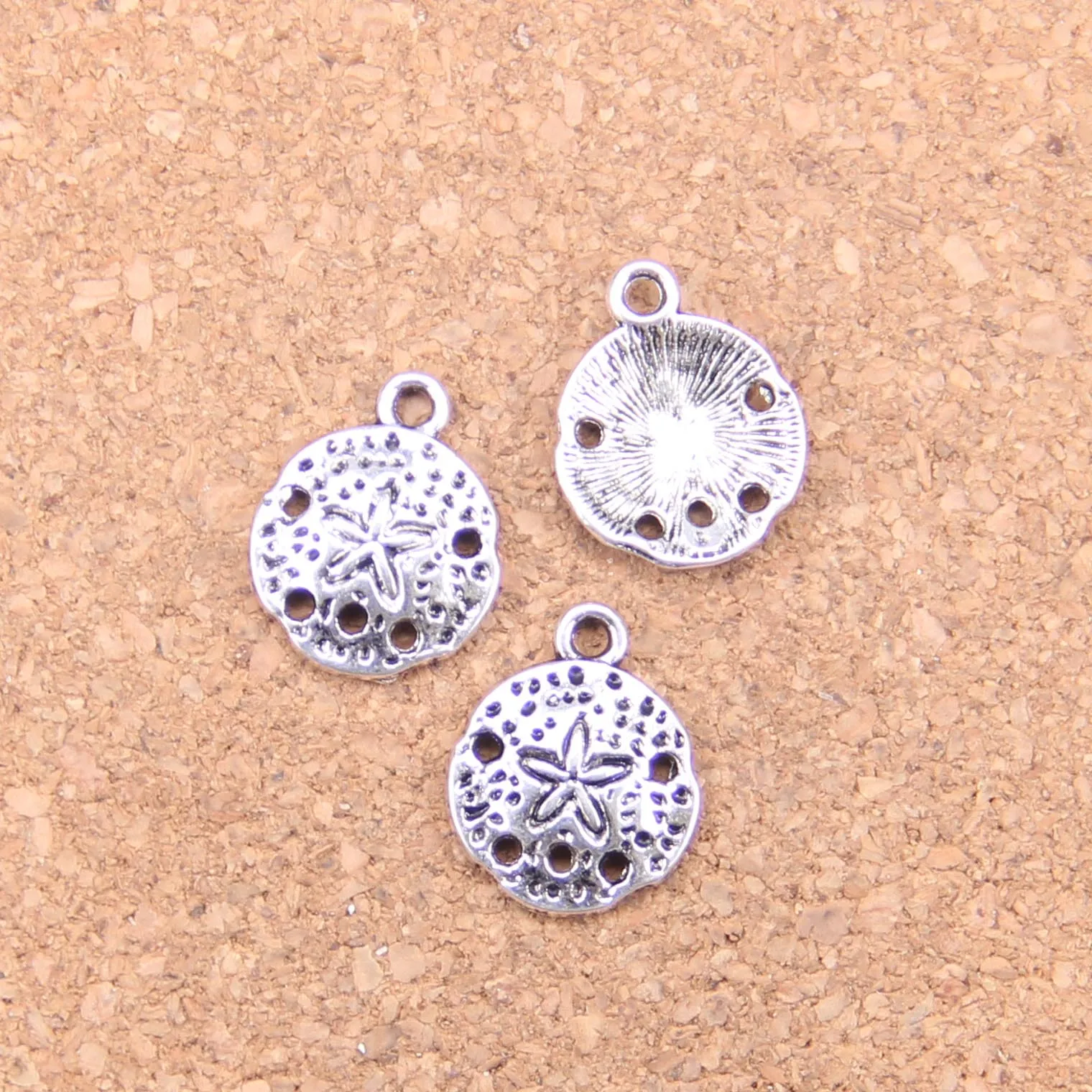 

162pcs Charms starfish 12mm Antique Pendants,Vintage Tibetan Silver Jewelry,DIY for bracelet necklace