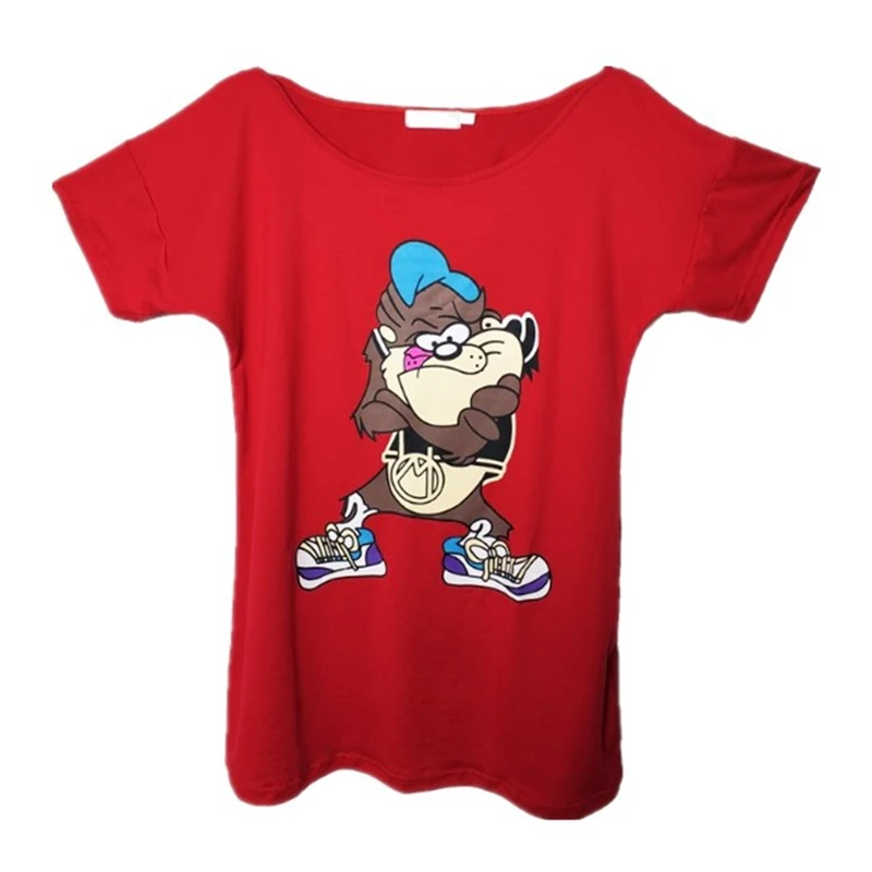 

Midi T-shirt Female Tops Summer Women 2022 Fashion Blouses Short Sleeve Mesh Loose Casual Cartoon Clothes T-shirts