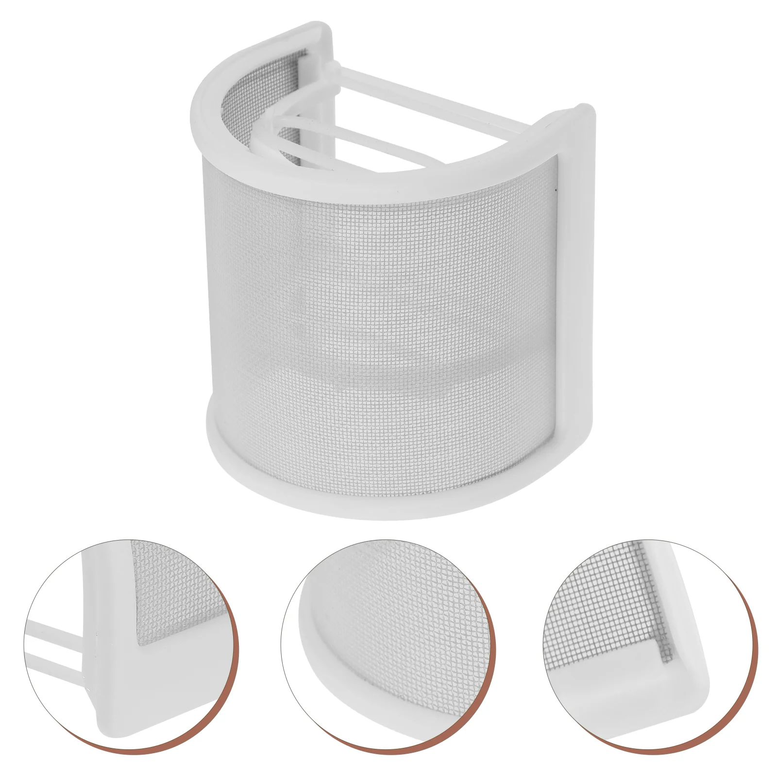 U-образный микрофон крышка ветрового стекла ручной двухслойный с поп-фильтром