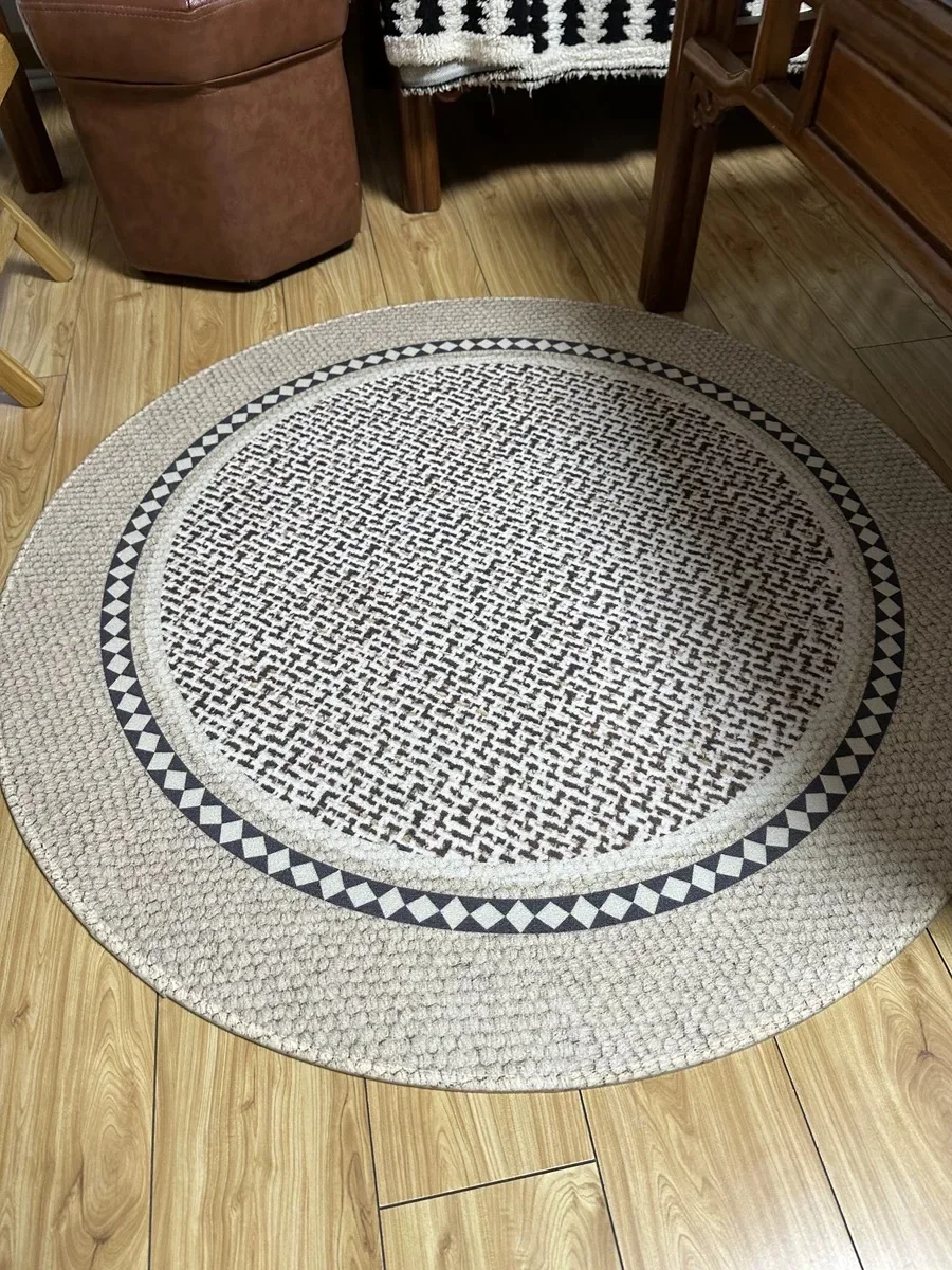 Alfombras suaves dormitorio esponjosa teñida lazo peluda mesita noche sala estar