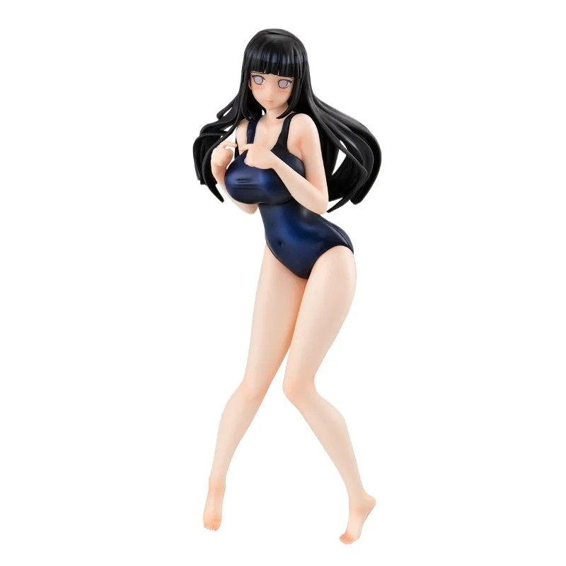Фото В наличии: Оригинальная фигурка MegaHouse Naruto Shippuuden Hyuuga Hinata Naruto Gals Ver.Splash B, аниме-фигурка, гаражный кит, модель для декора. №3