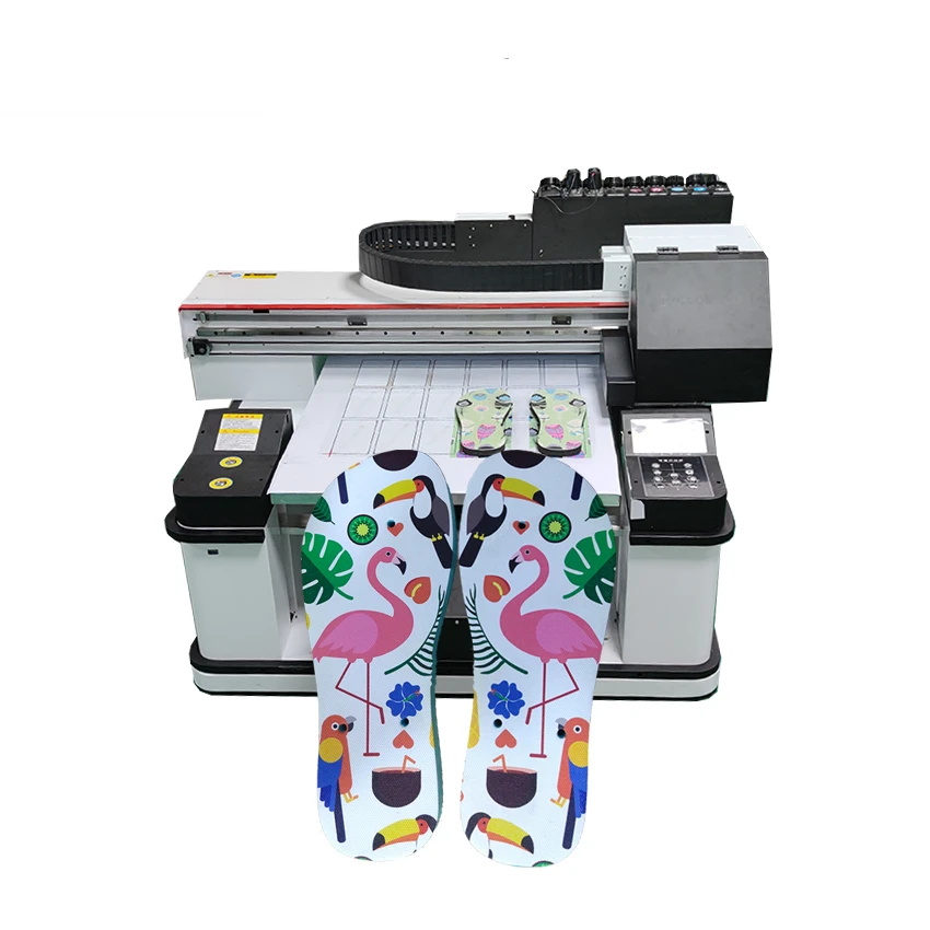 

6090 Large Format A1 Uv Led Flatbed Foot Shoe Slipper Flip Flop Sole Printer