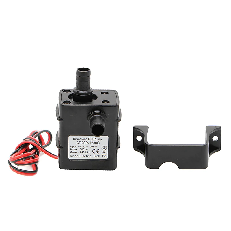 

N0HB Mini DC12V for 3M 240L/H Brushless Motor Submersible Water Pump