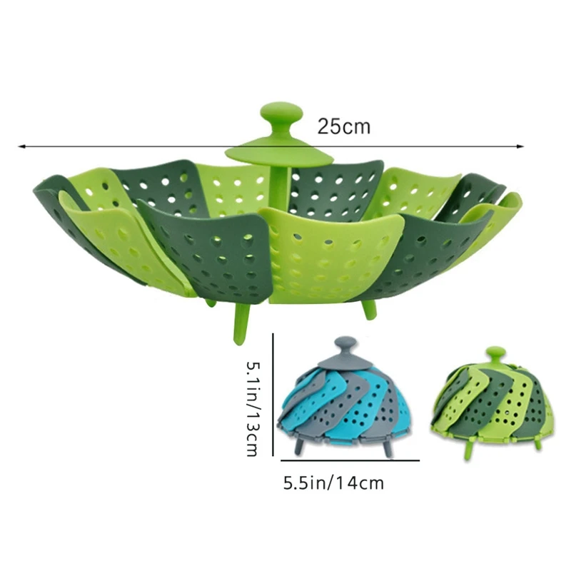 Складная пароварка для фруктов и овощей сливная стойка пароварки
