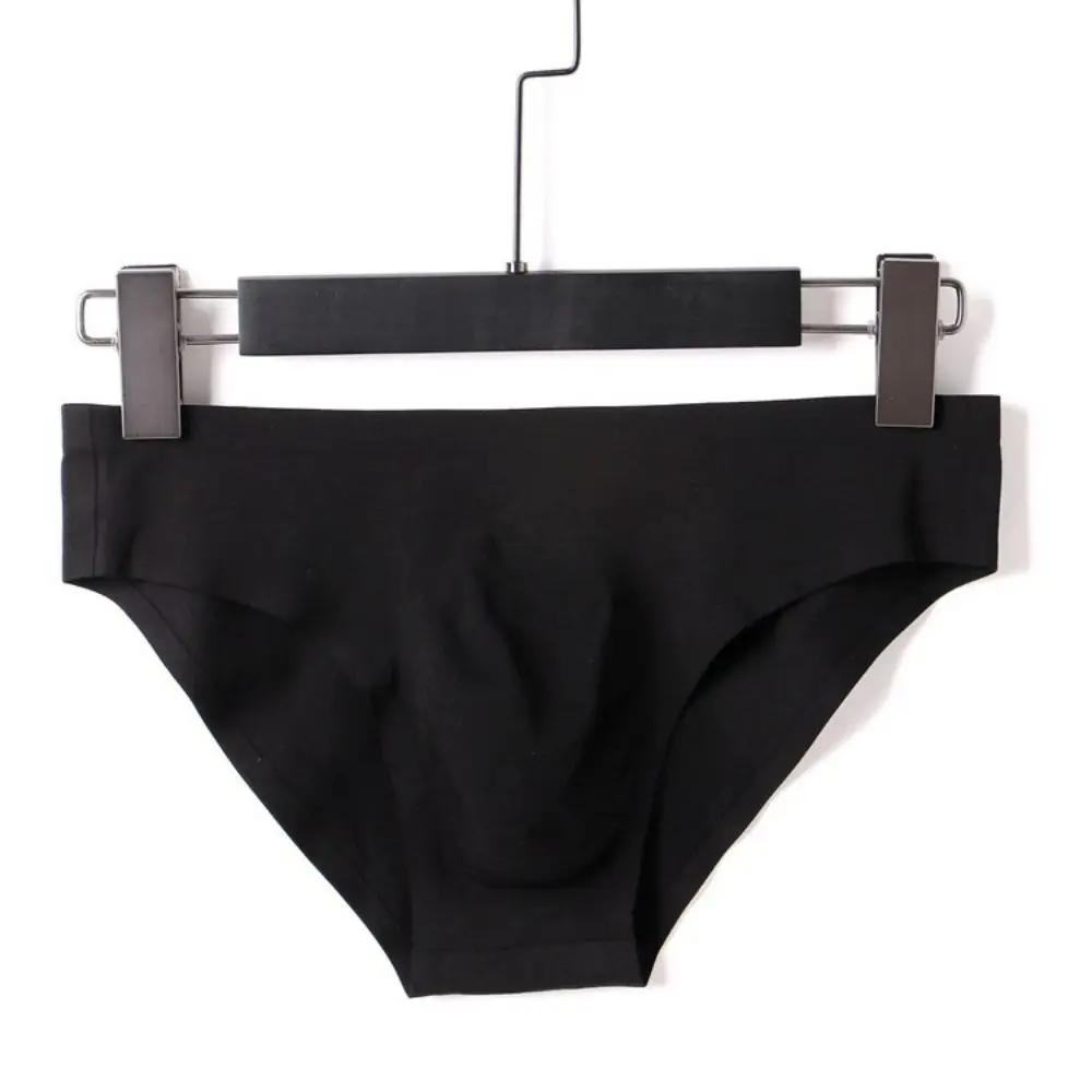 

Men'S Seamless Triangular Pants Briefs Underwear Low Waist Breathable And Sexy 3d Big Pouch U Convex Panties Triangle Pants