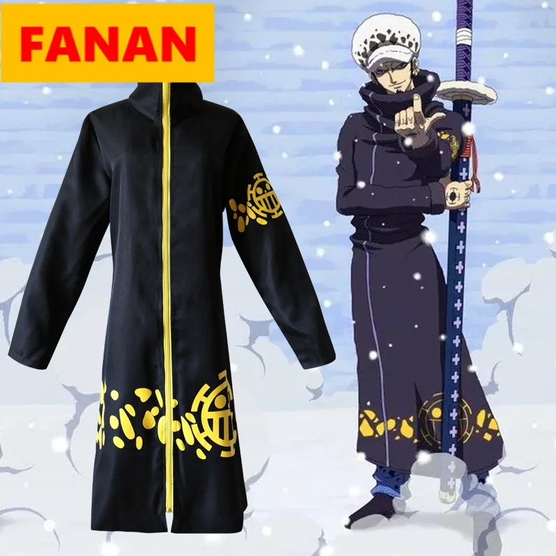 

Аниме One Piece Trafalgar Law After 2 Years косплей костюм пальто плащ верхняя одежда