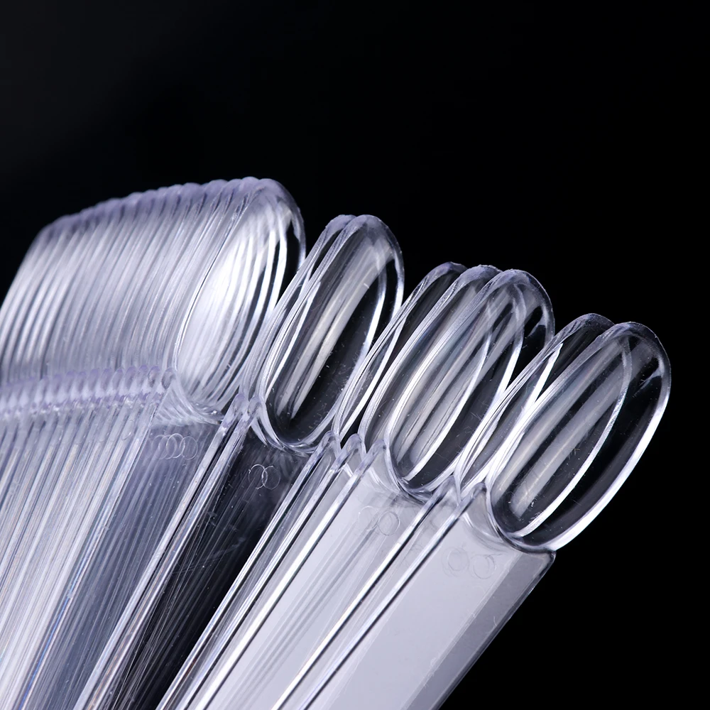 50Pcs Nail Swatches Oval Round Tips For Display Samples Gel Polish Palette Color Chart Manicure Practicing Tools NTA23-1 - купить по