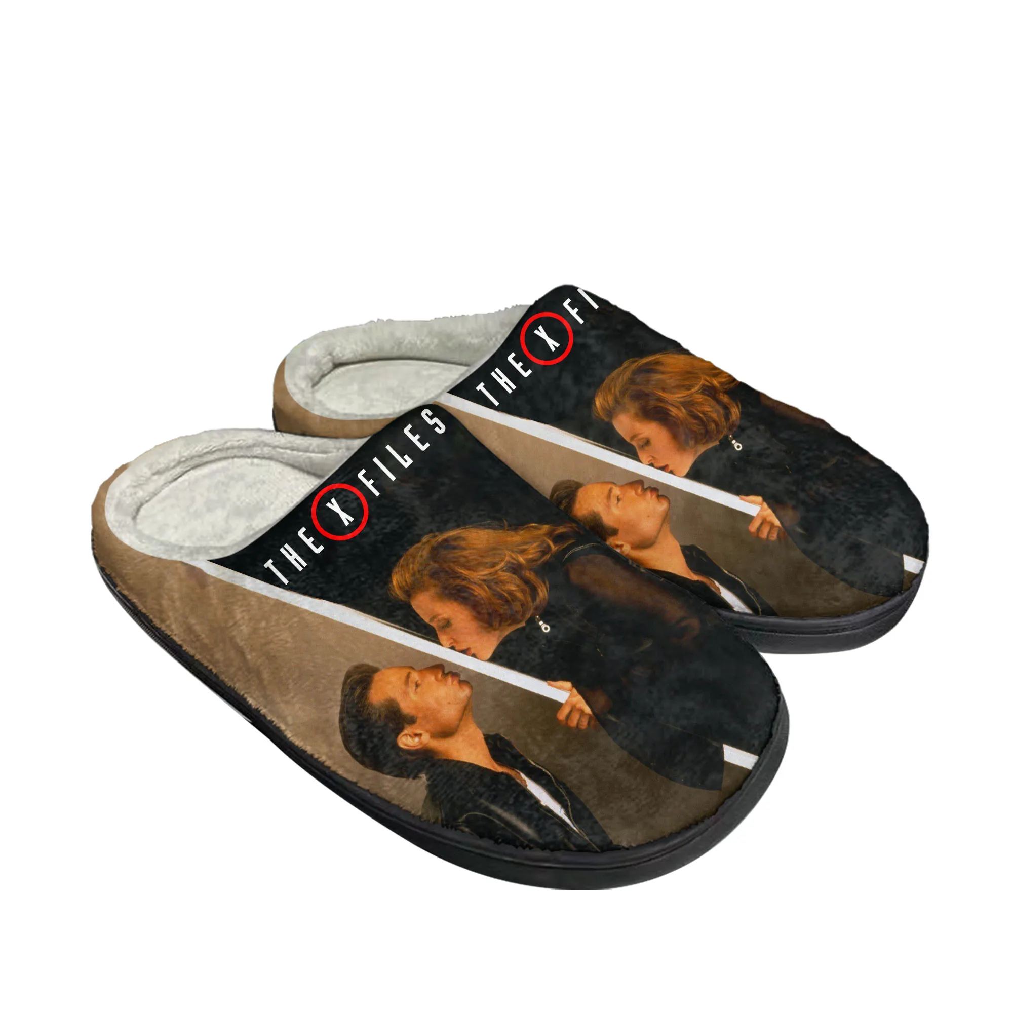 

The X Files Home Cotton Slippers Mens Womens Plush Bedroom Casual Keep Warm Shoes Thermal Indoor Slipper Customized DIY Shoe