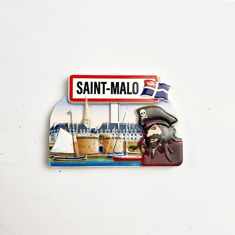 3D стереоскопические туристические сувениры Saint Malo Ландшафтная архитектура