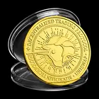 UNISWAP криптовалюта, физическая позолоченная сувенирная Подарочная креативная криптовалюта, памятная монета