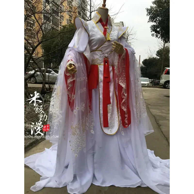 Антикварный Роман Tian Guan Ci Fu фигурки Xie Lian Yue Shen костюмы для косплея Платиновый