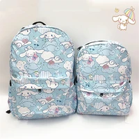 new sanrio cartoon pattern my melody backpack student cinnamoroll schoolbag travel cute parent child bag girl kawaii backpack
