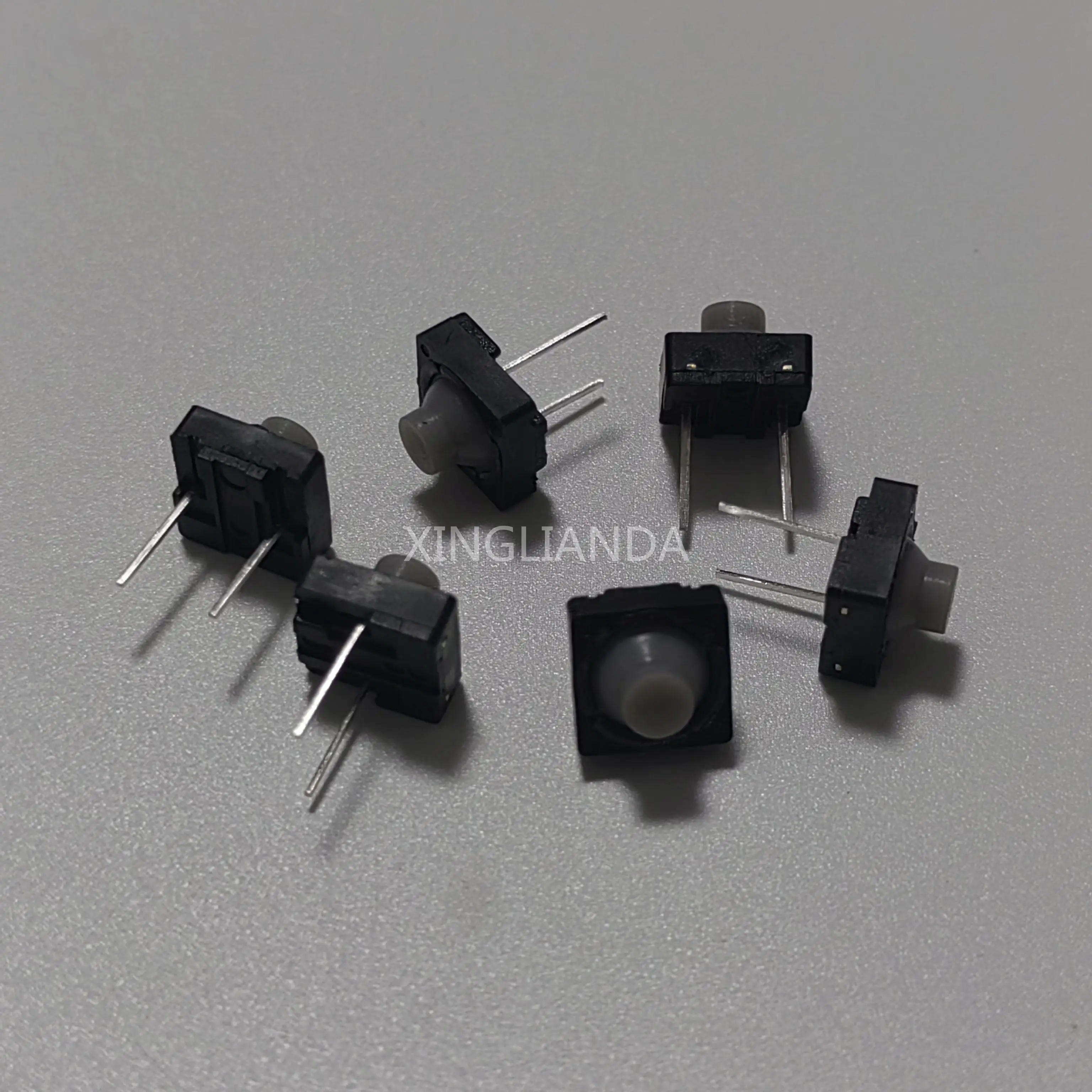 Фото 100 шт. сенсорный 8*8*5 Pin 5H силикагель бесшумная кнопка 8X8X5 мм двухфутовый контактный проводящий силиконовый переключатель 2PIN №4