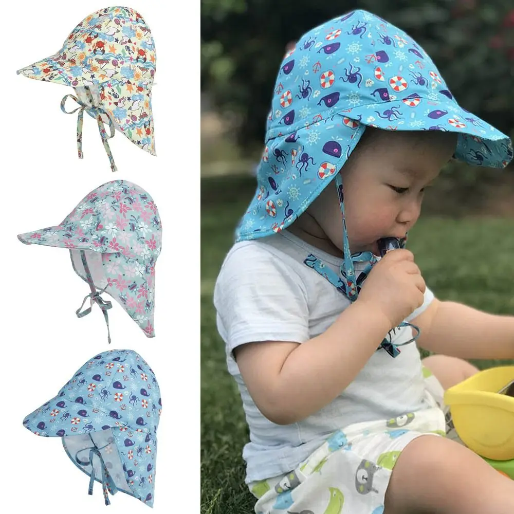 

Fashion Casual Quick-Dry Breathable Cotton Children Sun Hats Outdoor Hat Kids Beach Hat
