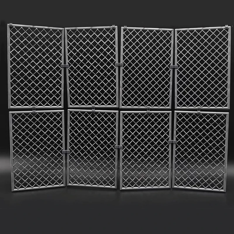 

1Set DIY Spliced Plastic Fence Net Protective Fencing Mesh for RC Mosquito Car Racing Track Peripheral Scene Decoration Parts