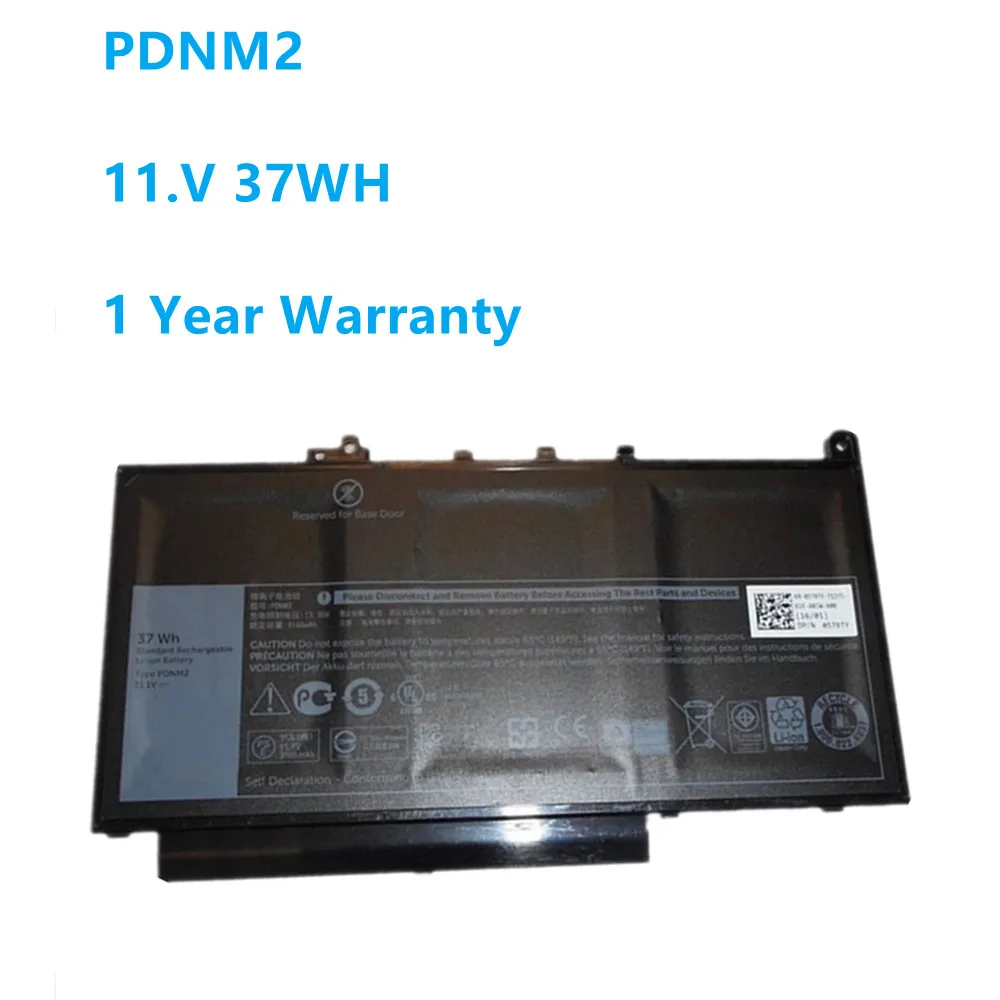 Новый аккумулятор для ноутбука PDNM2 Dell 579TY 0F1KTM Latitude E7470 E7270 11 1 В 37 Втч