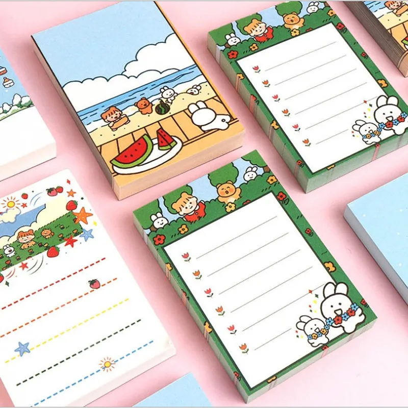 

1Pack note book hand account scrapbook Stationery for school Student cartoon 4 random