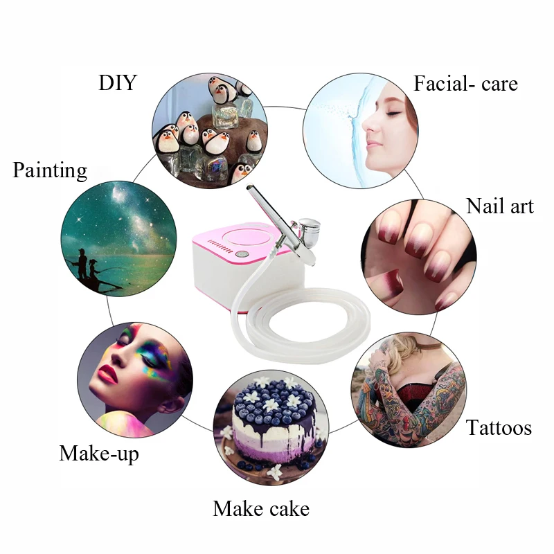 

Face Skin Replenishment Tool Air Airbrush Art Model Airbrush Set