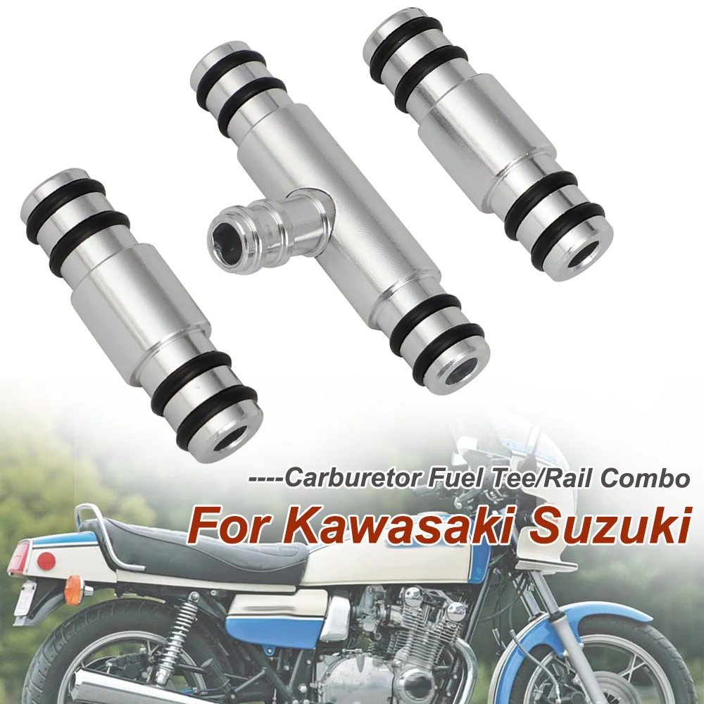 Топливный тройник карбюратора/рейка комбинированный для Kawasaki GS750 GS850 GS1000 1977-1979