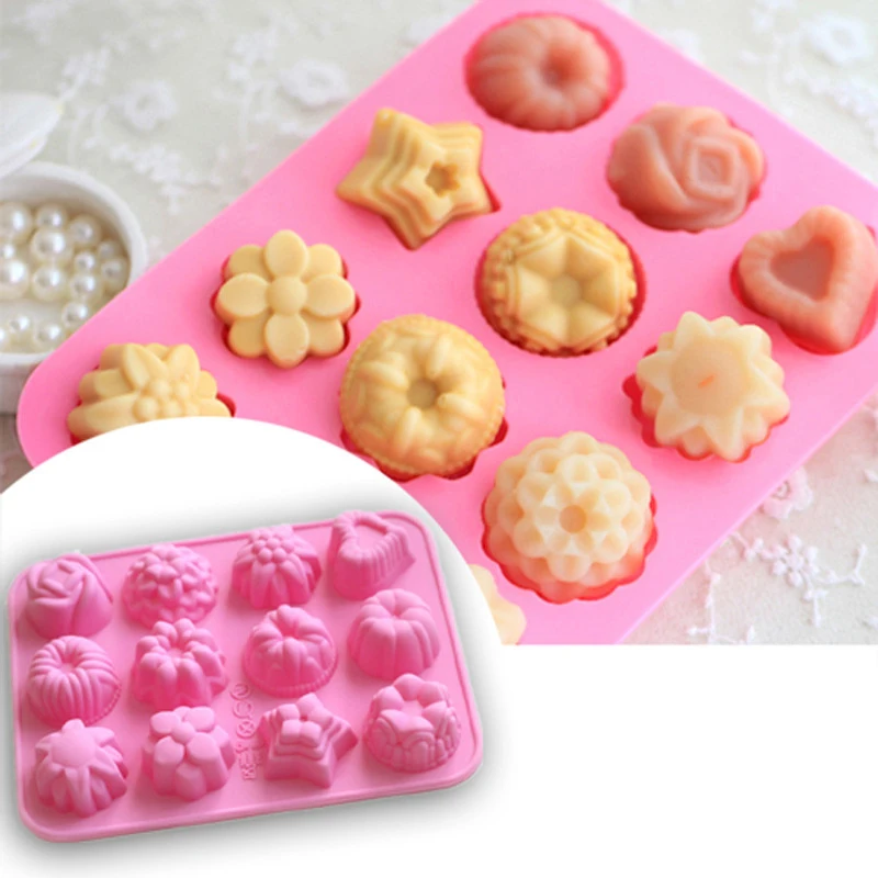 

3D Силиконовая искусственная форма для выпечки, форма для мыла ручной работы, форма для маффинов, тортов