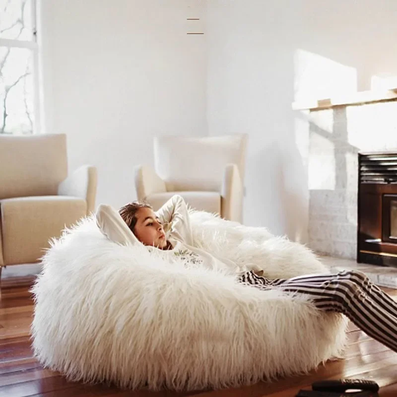 

Кресло-мешок для гостиной Декор диванов расслабляющие напольные одиночные диваны для отдыха дизайнерская Роскошная Современная домашняя мебель Koltuk Takımı