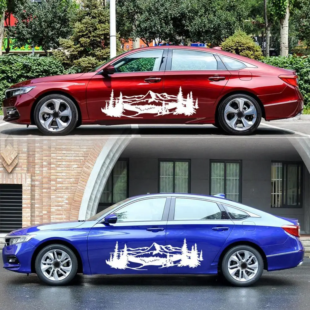 

Sun-proof 2Pcs Beautiful Large Size Car Body Decal Realistic Car Decal Wide Use for Car