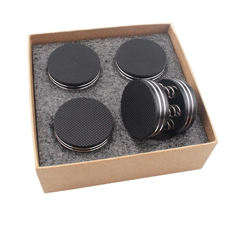 HiFi  Audio Speaker Electric Isolation Stand Feet Base Shock Absorber Pads Shock Spikes Spring Damping Pad Stimulation Pads