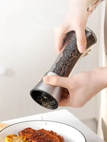 household stainless steel pepper grinder manual glass grinding bottle grinder now grinding sea salt particles cumin kitchen