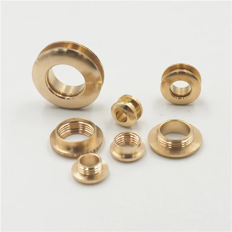 

1pcs Solid Brass screw back Eyelets with washer grommets Leather Craft accessory for bag garment shoe clothes jeans decoration